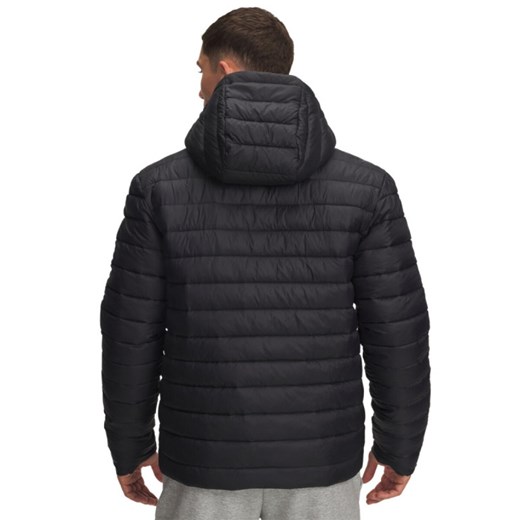 Męska kurtka puchowa pikowana Under Armour UA Sportswear Ins Jkt - czarna ze sklepu Sportstylestory.com w kategorii Kurtki męskie - zdjęcie 184941201