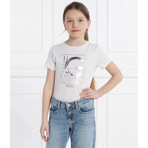 Guess T-shirt | Regular Fit ze sklepu Gomez Fashion Store w kategorii Bluzki dziewczęce - zdjęcie 184941514