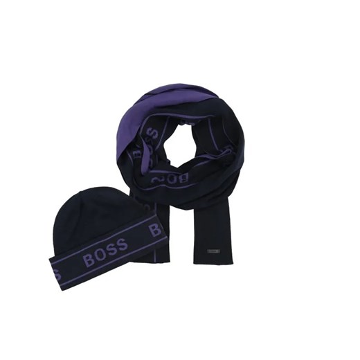 BOSS BLACK Szal + czapka Ulfino ze sklepu Gomez Fashion Store w kategorii Czapki zimowe męskie - zdjęcie 184941664