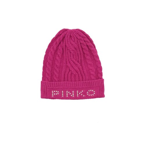 Pinko Czapka BAMBOO CAPPELLO VISCOSA CABLES ze sklepu Gomez Fashion Store w kategorii Czapki zimowe damskie - zdjęcie 184941702