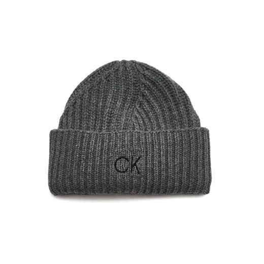 Calvin Klein Czapka ELEVATED | z dodatkiem wełny i kaszmiru ze sklepu Gomez Fashion Store w kategorii Czapki zimowe męskie - zdjęcie 184941731