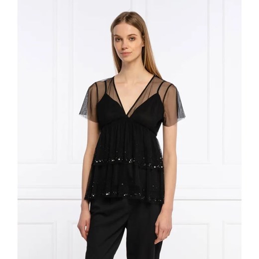 Twinset Actitude Bluzka + halka | Regular Fit ze sklepu Gomez Fashion Store w kategorii Bluzki damskie - zdjęcie 184941901