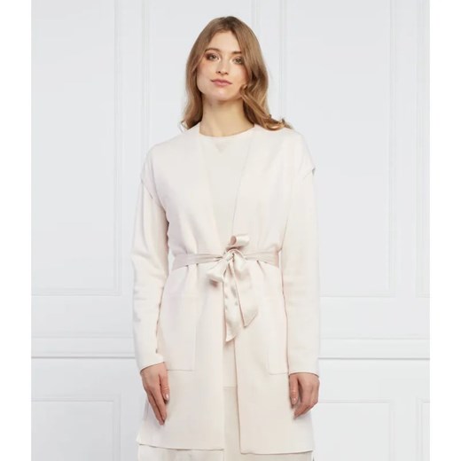 Marc Cain Wełniany kardigan | Loose fit ze sklepu Gomez Fashion Store w kategorii Swetry damskie - zdjęcie 184942172