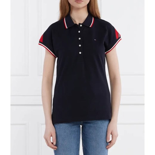 Tommy Hilfiger Polo | Regular Fit ze sklepu Gomez Fashion Store w kategorii Bluzki damskie - zdjęcie 184942241