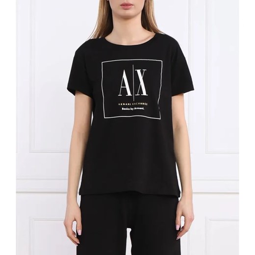 Armani Exchange T-shirt | Regular Fit ze sklepu Gomez Fashion Store w kategorii Bluzki damskie - zdjęcie 184942320