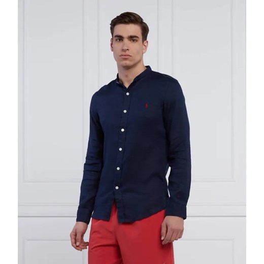 POLO RALPH LAUREN Lniana koszula | Slim Fit ze sklepu Gomez Fashion Store w kategorii Koszule męskie - zdjęcie 184942324
