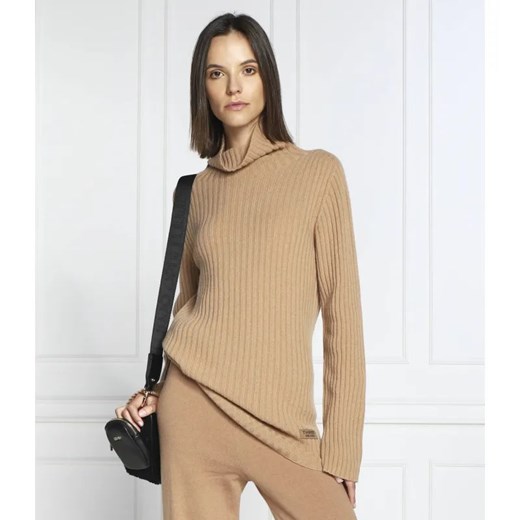 TWINSET Wełniany golf | Regular Fit | z dodatkiem kaszmiru ze sklepu Gomez Fashion Store w kategorii Swetry damskie - zdjęcie 184942370