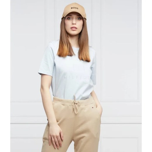 Tommy Hilfiger T-shirt | Regular Fit ze sklepu Gomez Fashion Store w kategorii Bluzki damskie - zdjęcie 184942554