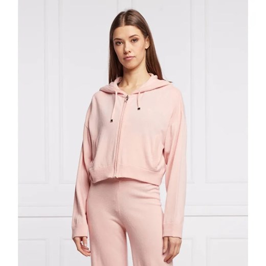 Juicy Couture Bluza | Cropped Fit | z dodatkiem wełny i kaszmiru ze sklepu Gomez Fashion Store w kategorii Bluzy damskie - zdjęcie 184942602