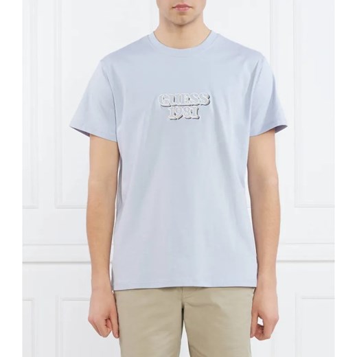 GUESS T-shirt SS CN GUESS EMBRO BO | Regular Fit ze sklepu Gomez Fashion Store w kategorii T-shirty męskie - zdjęcie 184942704