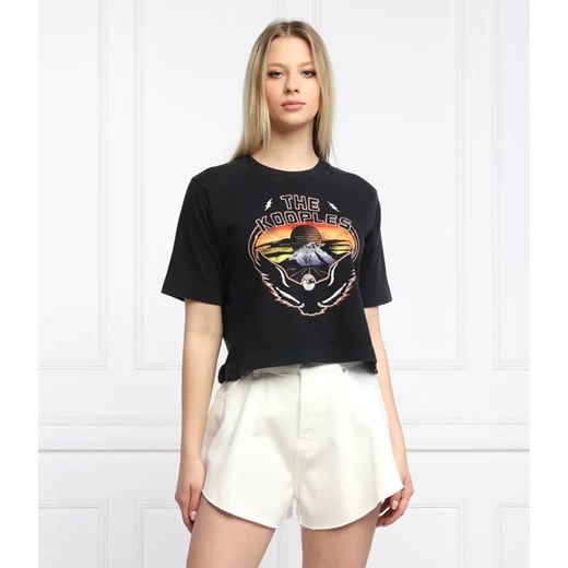 The Kooples T-shirt | Regular Fit ze sklepu Gomez Fashion Store w kategorii Bluzki damskie - zdjęcie 184942840