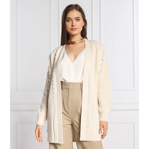 Marella SPORT Kardigan BABELE | Regular Fit | z dodatkiem wełny i kaszmiru ze sklepu Gomez Fashion Store w kategorii Swetry damskie - zdjęcie 184942872