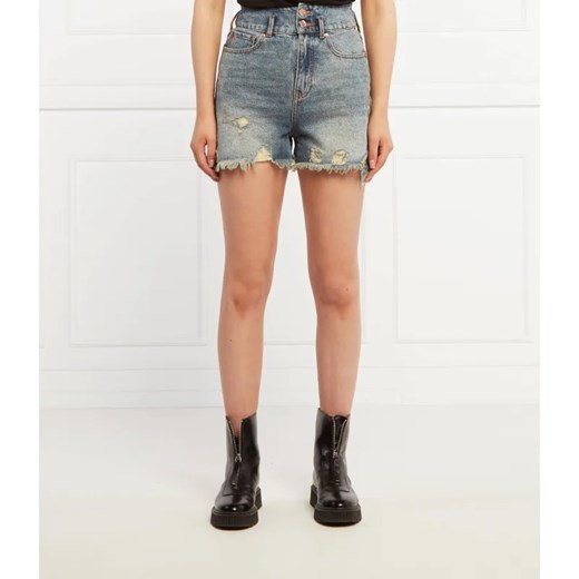 Armani Exchange Szorty | Regular Fit | high rise ze sklepu Gomez Fashion Store w kategorii Szorty - zdjęcie 184942882