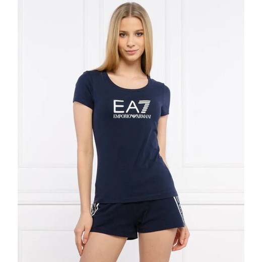 EA7 T-shirt | Slim Fit S okazja Gomez Fashion Store