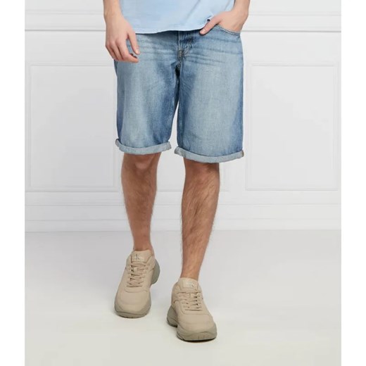 GUESS Szorty Sonny | Regular Fit | z dodatkiem lnu ze sklepu Gomez Fashion Store w kategorii Spodenki męskie - zdjęcie 184942980