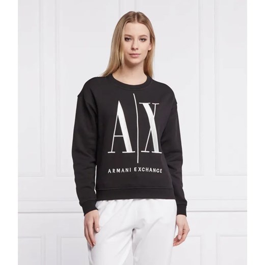 Armani Exchange Bluza | Regular Fit ze sklepu Gomez Fashion Store w kategorii Bluzy damskie - zdjęcie 184943074