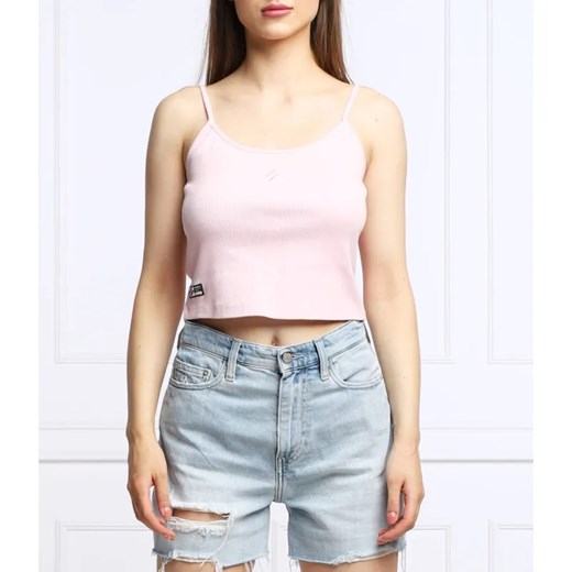 Superdry Top ESSENTIAL | Cropped Fit ze sklepu Gomez Fashion Store w kategorii Bluzki damskie - zdjęcie 184943243