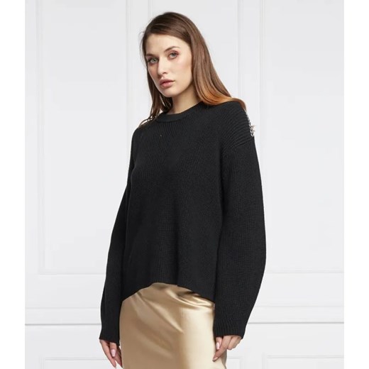 HUGO Sweter Sheliyera | Relaxed fit ze sklepu Gomez Fashion Store w kategorii Swetry damskie - zdjęcie 184943370