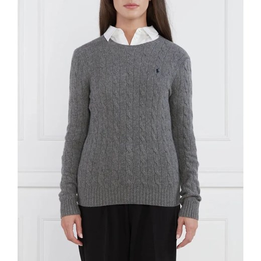 POLO RALPH LAUREN Wełniany sweter | Regular Fit | z dodatkiem kaszmiru ze sklepu Gomez Fashion Store w kategorii Swetry damskie - zdjęcie 184943823