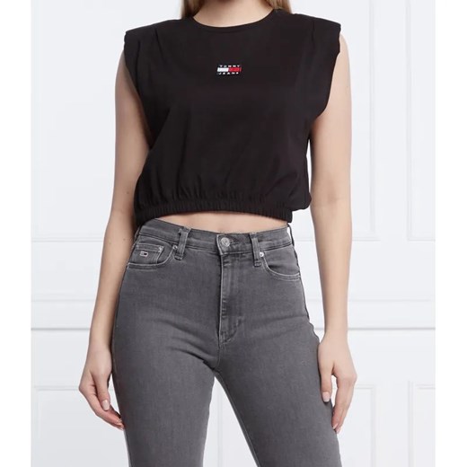 Tommy Jeans T-shirt | Cropped Fit ze sklepu Gomez Fashion Store w kategorii Bluzki damskie - zdjęcie 184943853