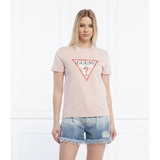 GUESS T-shirt | Regular Fit ze sklepu Gomez Fashion Store w kategorii Bluzki damskie - zdjęcie 184943910