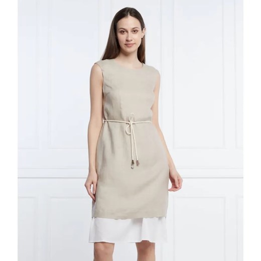 Peserico Lniana sukienka ze sklepu Gomez Fashion Store w kategorii Sukienki - zdjęcie 184943963