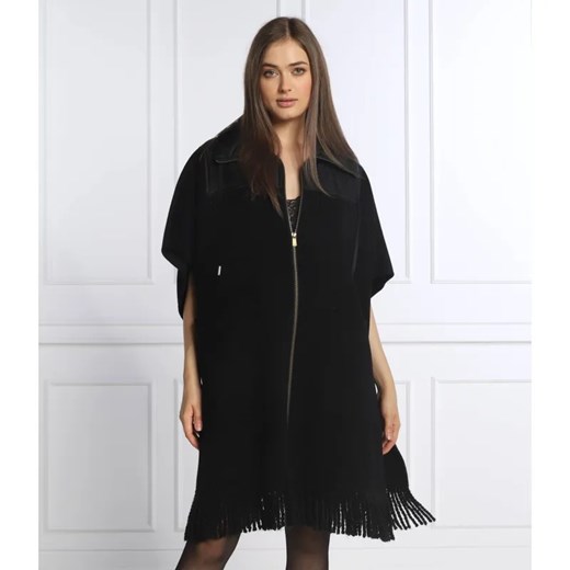 Pinko Wełniane ponczo MARA | Relaxed fit ze sklepu Gomez Fashion Store w kategorii Poncza - zdjęcie 184944310
