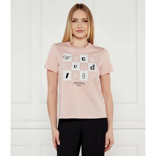 Weekend MaxMara T-shirt TEIERA | Regular Fit ze sklepu Gomez Fashion Store w kategorii Bluzki damskie - zdjęcie 184944321