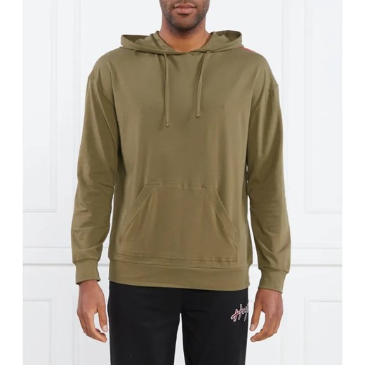 Hugo Bodywear Bluza Labelled Sweat Hood | Regular Fit ze sklepu Gomez Fashion Store w kategorii Bluzy męskie - zdjęcie 184944400