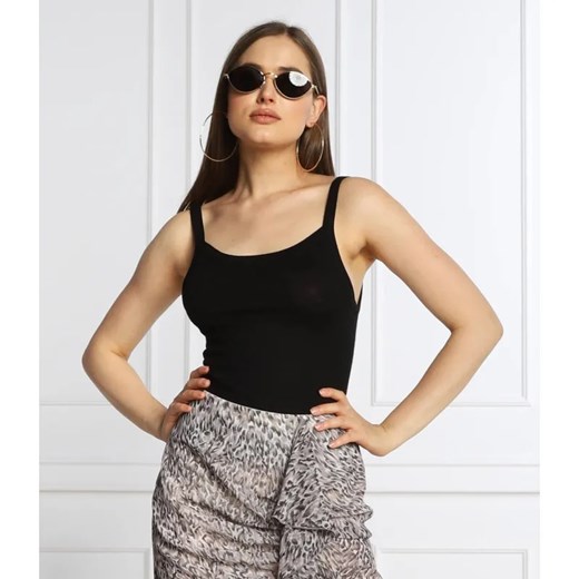 Patrizia Pepe Lniany top | Slim Fit Patrizia Pepe XL okazja Gomez Fashion Store