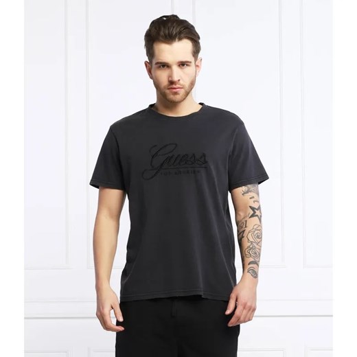 GUESS T-shirt BARRY | Regular Fit ze sklepu Gomez Fashion Store w kategorii T-shirty męskie - zdjęcie 184944973