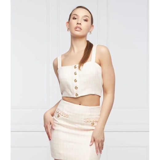 GUESS Top | Slim Fit | z dodatkiem wełny ze sklepu Gomez Fashion Store w kategorii Bluzki damskie - zdjęcie 184945082