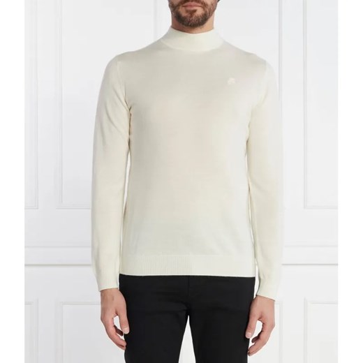 Karl Lagerfeld Wełniany sweter | Slim Fit Karl Lagerfeld XL promocja Gomez Fashion Store