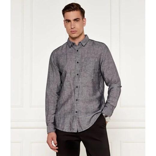 Calvin Klein Lniana koszula | Slim Fit ze sklepu Gomez Fashion Store w kategorii Koszule męskie - zdjęcie 184945253