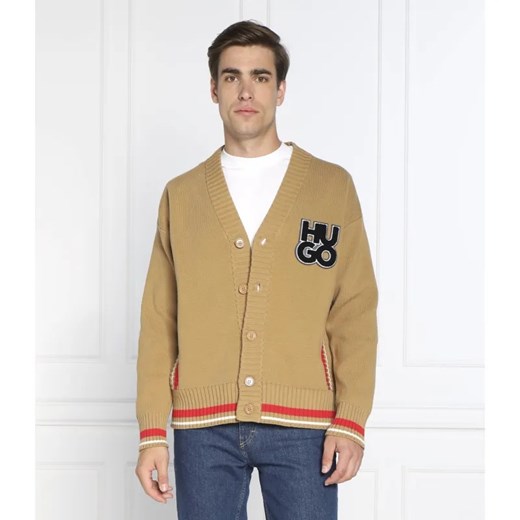HUGO Kardigan Stuumo | Oversize fit ze sklepu Gomez Fashion Store w kategorii Swetry męskie - zdjęcie 184945292