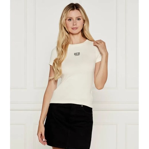 Guess Jeans T-shirt | Slim Fit ze sklepu Gomez Fashion Store w kategorii Bluzki damskie - zdjęcie 184945301