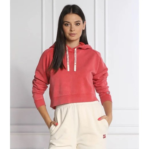 HUGO Bluza Dimalaya | Cropped Fit ze sklepu Gomez Fashion Store w kategorii Bluzy damskie - zdjęcie 184945370