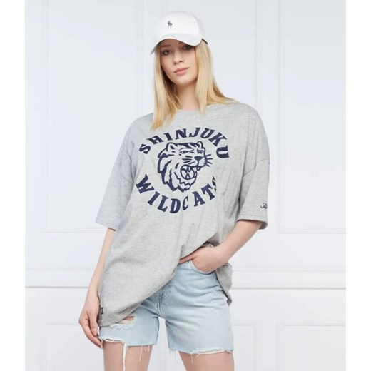 Superdry T-shirt VINTAGE COLLEGIATE | Oversize fit ze sklepu Gomez Fashion Store w kategorii Bluzki damskie - zdjęcie 184945401