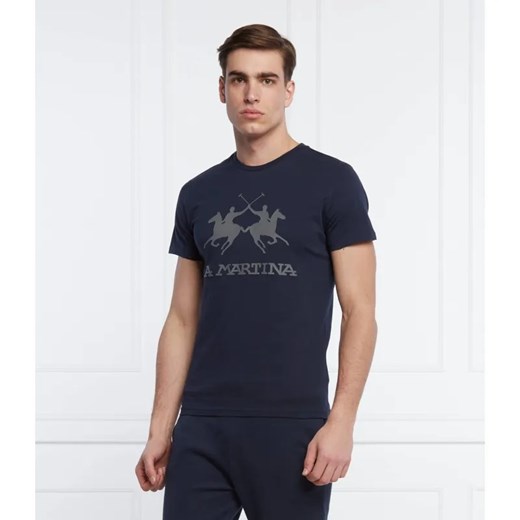 La Martina T-shirt | Regular Fit ze sklepu Gomez Fashion Store w kategorii T-shirty męskie - zdjęcie 184945403