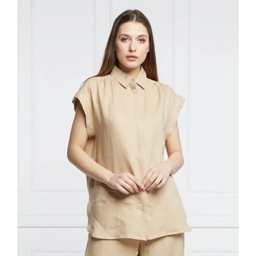 Marella SPORT Lniana koszula INCLUSO | Relaxed fit ze sklepu Gomez Fashion Store w kategorii Koszule damskie - zdjęcie 184945490
