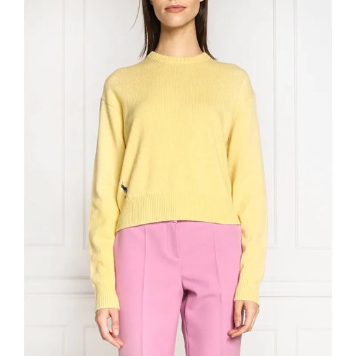 POLO RALPH LAUREN Wełniany Sweter | Regular Fit | z dodatkiem kaszmiru ze sklepu Gomez Fashion Store w kategorii Swetry damskie - zdjęcie 184945503
