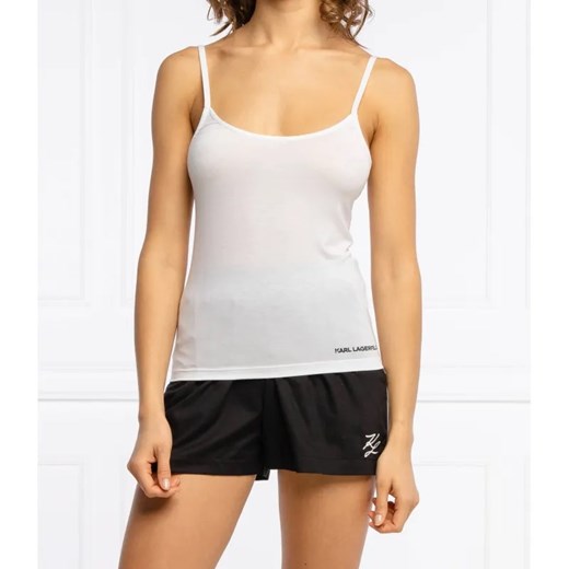 Karl Lagerfeld Top Logo Singlet | Slim Fit Karl Lagerfeld XL okazyjna cena Gomez Fashion Store