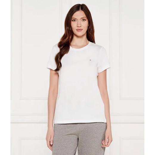 Tommy Hilfiger T-shirt HERITAGE | Regular Fit ze sklepu Gomez Fashion Store w kategorii Bluzki damskie - zdjęcie 184945800