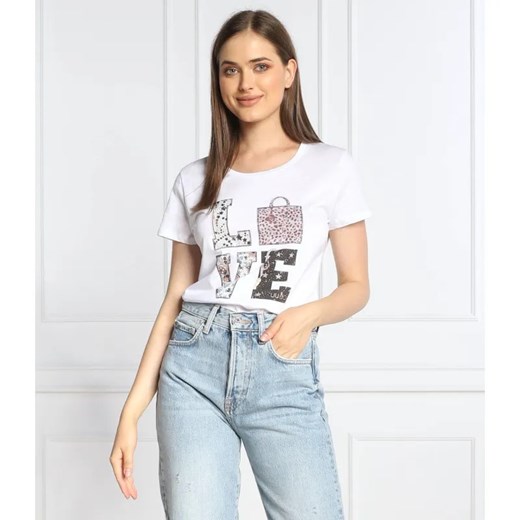 Liu Jo T-shirt | Regular Fit ze sklepu Gomez Fashion Store w kategorii Bluzki damskie - zdjęcie 184945934
