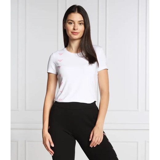 EA7 T-shirt | Regular Fit ze sklepu Gomez Fashion Store w kategorii Bluzki damskie - zdjęcie 184945960