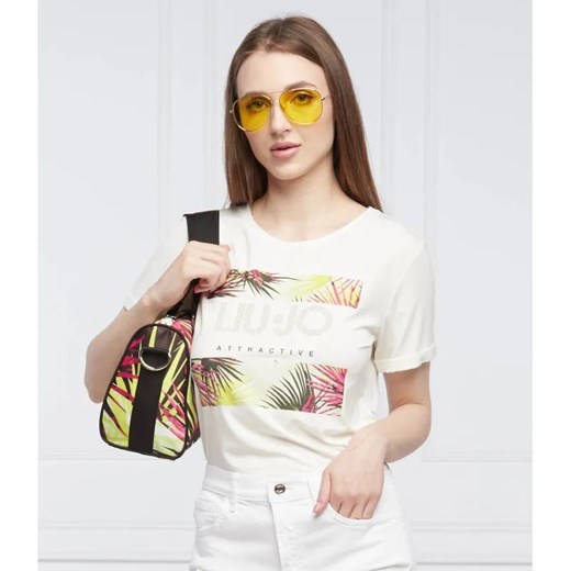 Liu Jo Sport T-shirt | Regular Fit ze sklepu Gomez Fashion Store w kategorii Bluzki damskie - zdjęcie 184945961