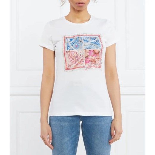 Liu Jo T-shirt | Slim Fit ze sklepu Gomez Fashion Store w kategorii Bluzki damskie - zdjęcie 184945982