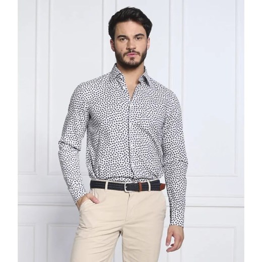 BOSS BLACK Lniana koszula C-HAL-kent-C1-223 | Regular Fit ze sklepu Gomez Fashion Store w kategorii Koszule męskie - zdjęcie 184946002