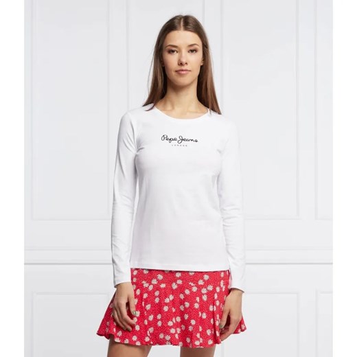 Pepe Jeans London Bluzka NEW VIRGINIA | Slim Fit ze sklepu Gomez Fashion Store w kategorii Bluzki damskie - zdjęcie 184946053
