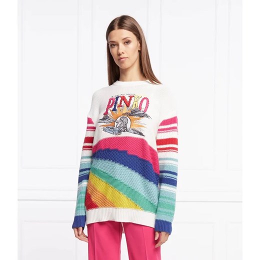 Pinko Sweter | Relaxed fit ze sklepu Gomez Fashion Store w kategorii Swetry damskie - zdjęcie 184946163